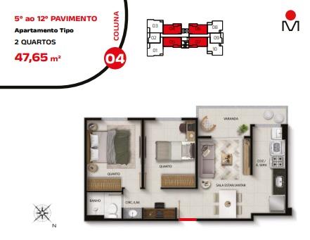 Apartamento à venda com 2 quartos, 58m² - Foto 20